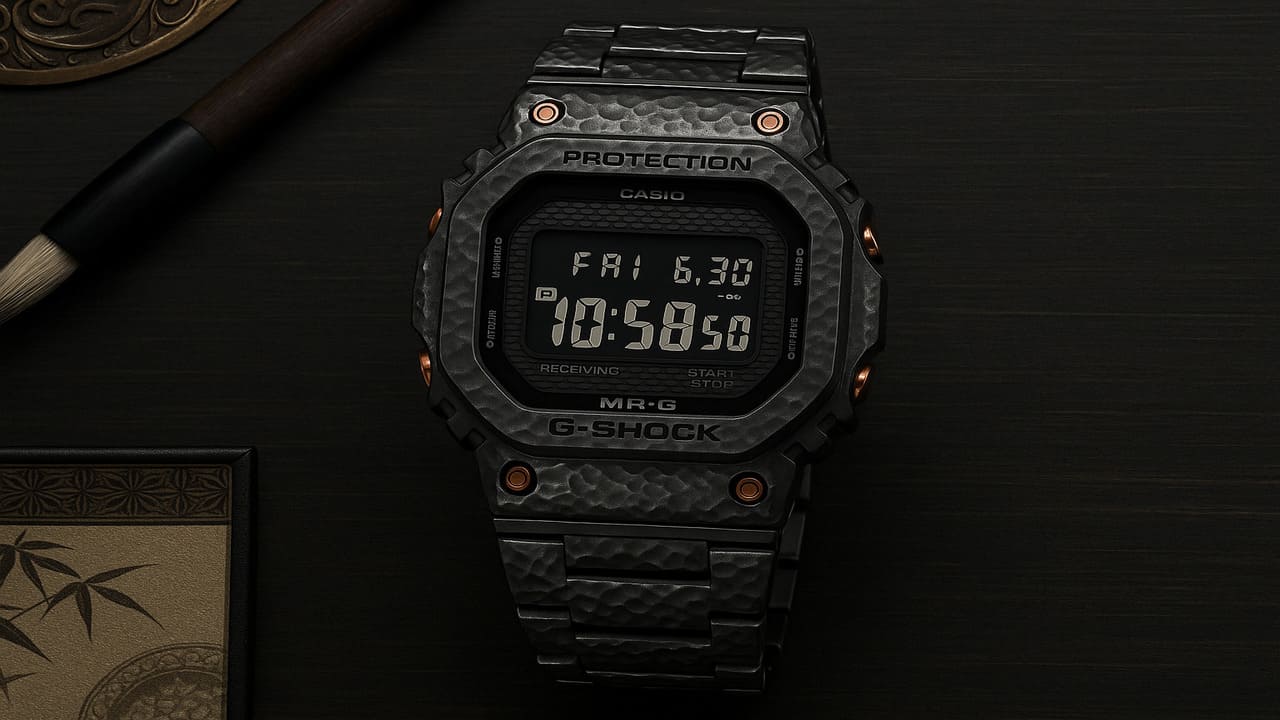 G‑Shock MRG‑B5000HT‑1 Keahlian Tsuiki Berpadu dengan Desain Kotak yang Berani