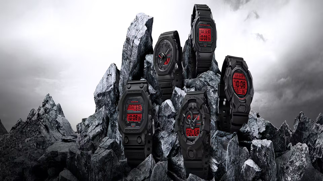 Taktikal dan Berani G-Shock Black & Bold Red Hadirkan Ketangguhan dalam Gaya Minimalis