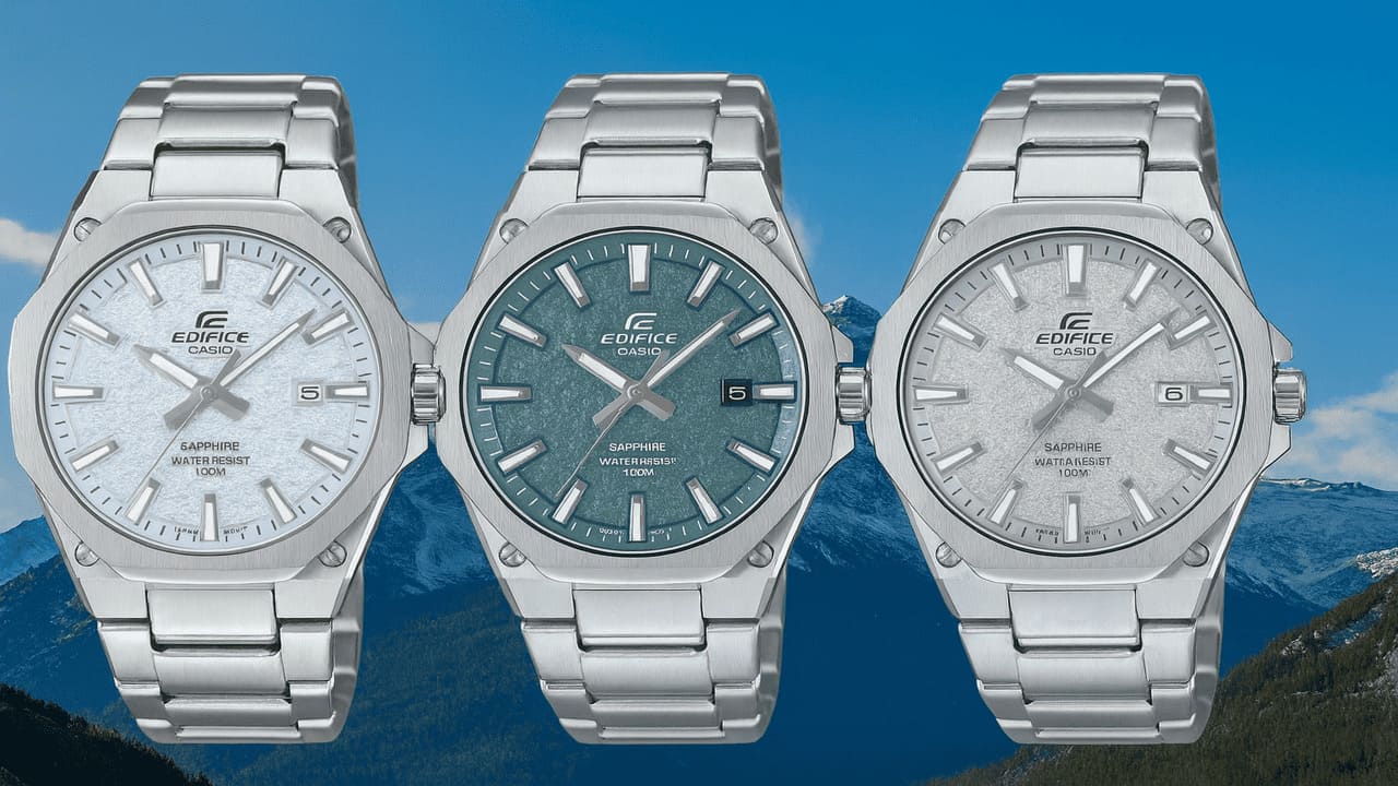 Casio Edifice Slim Line EFR-S108DE Hadir dengan Tiga Model Dial Tekstur Baru
