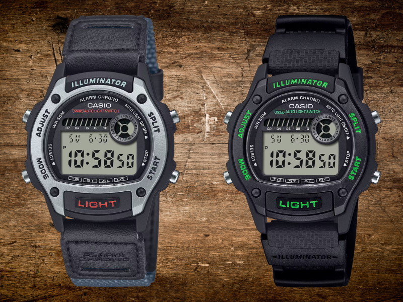Casio W220 Series Jam Tangan Digital Ringkas, Stylish, dengan Material Ramah Lingkungan