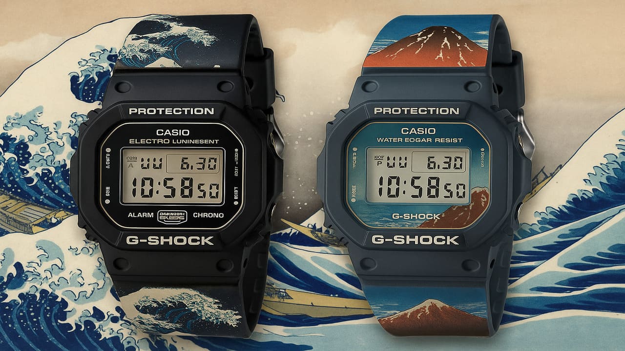 G-Shock DW-5600KH Edisi Hokusai Seni Jepang Hadir di Pergelangan Tangan