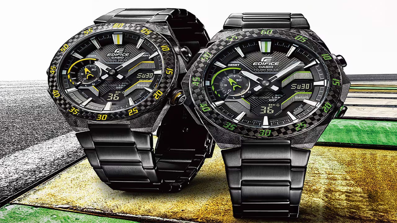 Koleksi Casio Edifice Windflow ECB-2200RC Desain Racing dengan Material Karbon