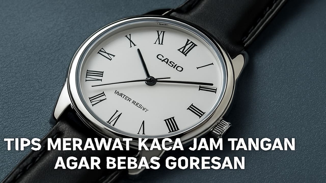 Tips Merawat Kaca Jam Tangan Casio agar Bebas Goresan
