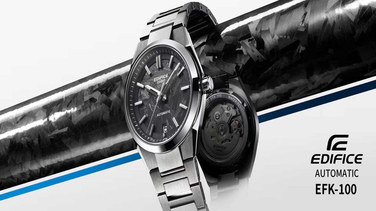 Casio Edifice EFK-100 Jam Mekanik Pertama Casio dengan Desain Sporty