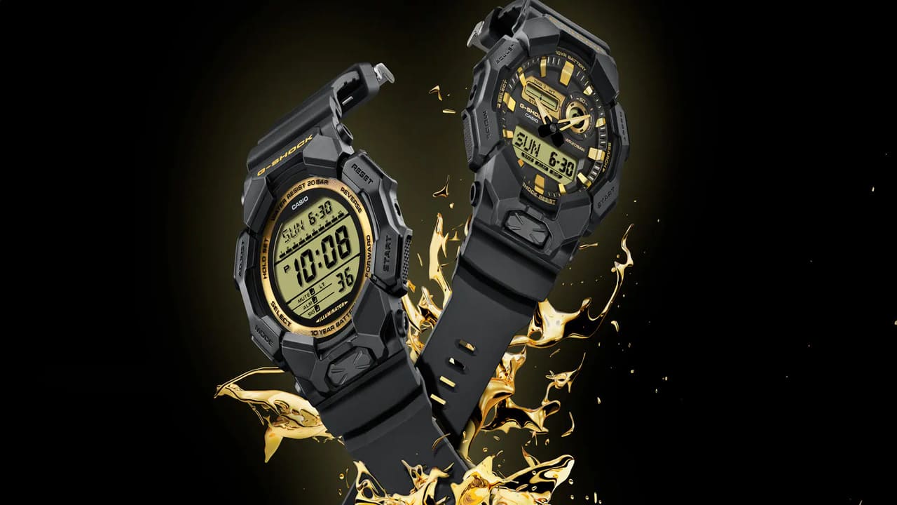 G-Shock Black and Gold Perpaduan Desain Mewah dan Ketangguhan