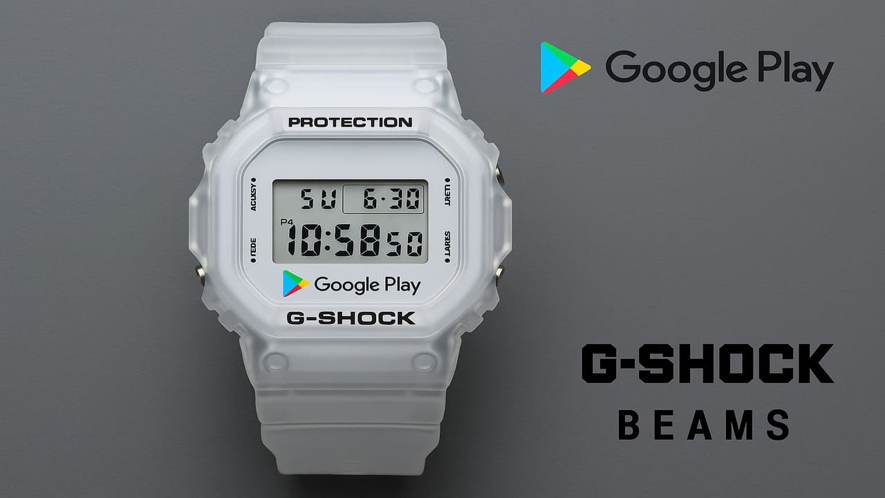 Google Play x G-Shock DW-5600 Kolaborasi Eksklusif yang Jadi Incaran Kolektor