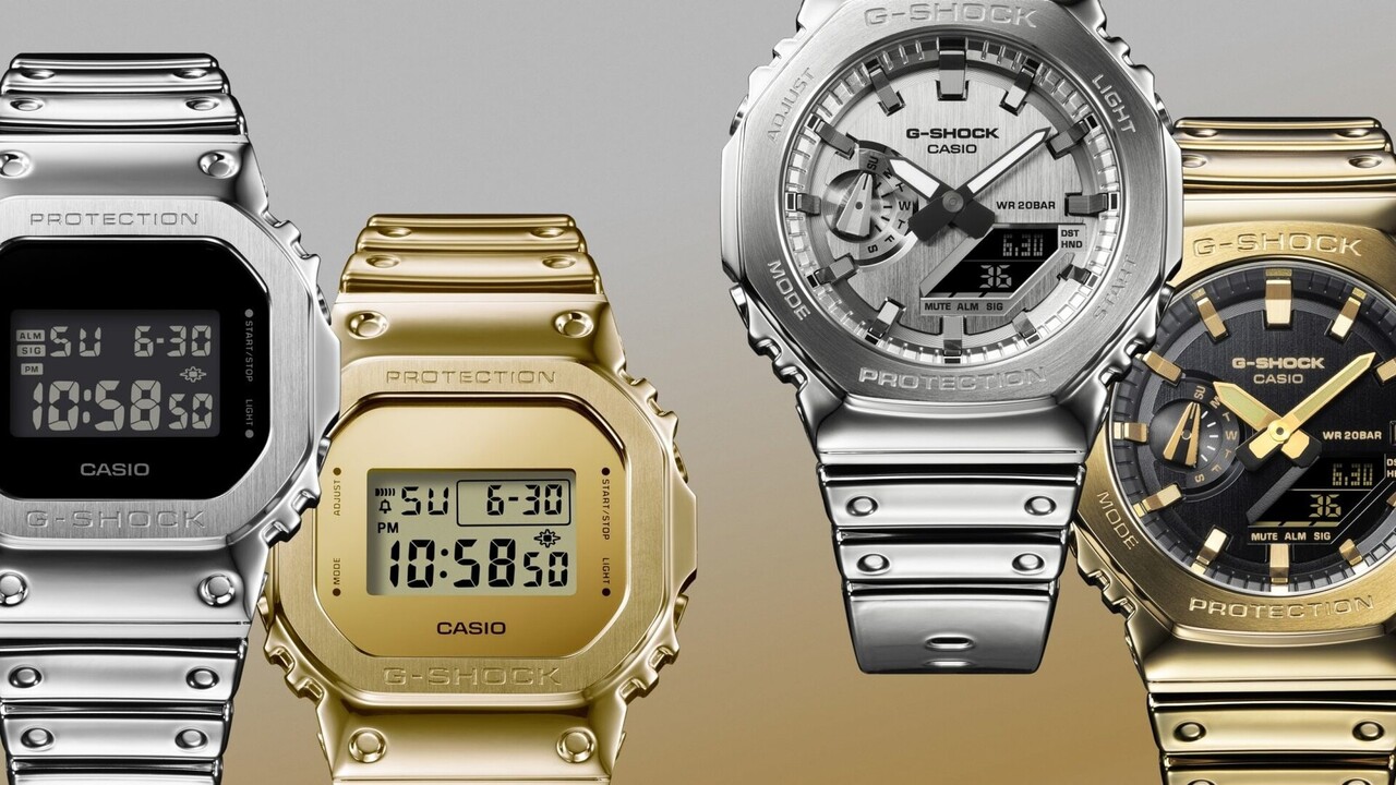 Casio G-Shock GM-5600 dan GM-2100 Hadir dengan Desain Bezel Logam Baru, Siap Rilis November 2025