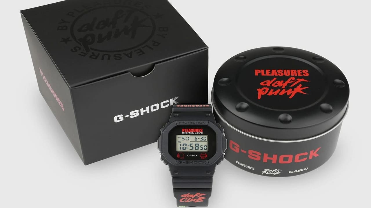 Kolaborasi Pleasures dan Daft Punk Hadirkan G-Shock DW-5600 Edisi Terbatas