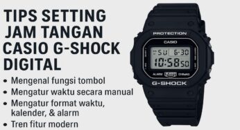 Panduan Lengkap Cara Setting Casio G-Shock Digital, Cocok untuk Semua Model